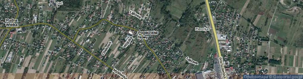Zdjęcie satelitarne Pogwizdów Nowy ul.